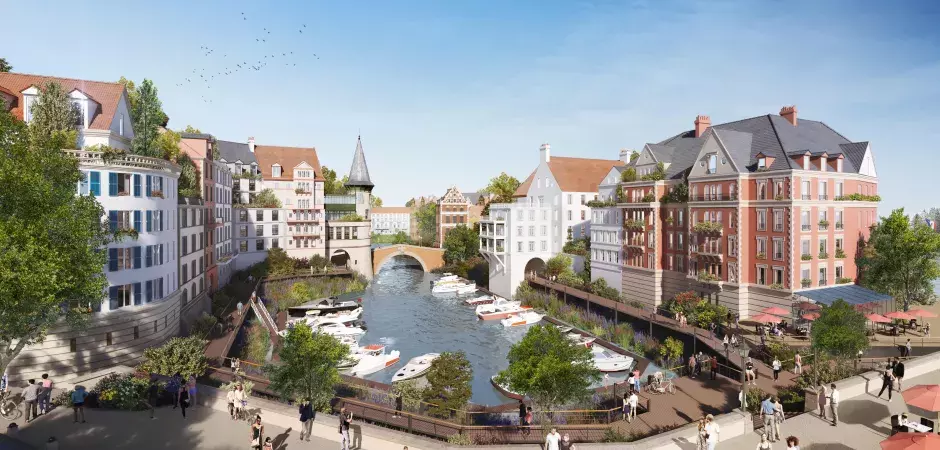 Perspective Seine Parisii